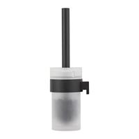 Toiletborstelhouder Tiger Bold Muur Glas/Mat zwart 33.9 cm - thumbnail