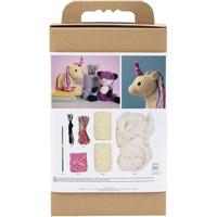 Creativ Company Hobbyset amigurumi, eenhoorn, regenboogkleuren, 1 doos - thumbnail