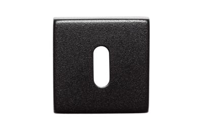 Sleutelrozet zwart vierkant Sleutelrozet zwart vierkant