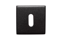 Sleutelrozet zwart vierkant - thumbnail