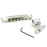 TonePros T1ZS Nickel USA Locking Stop Tailpiece - thumbnail