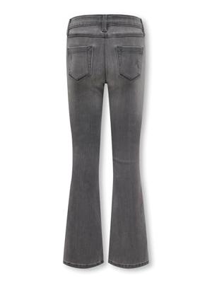 Kids ONLY winter jeansbroek meisjes - grijs - KogRoyal - flared fit - thumbnail