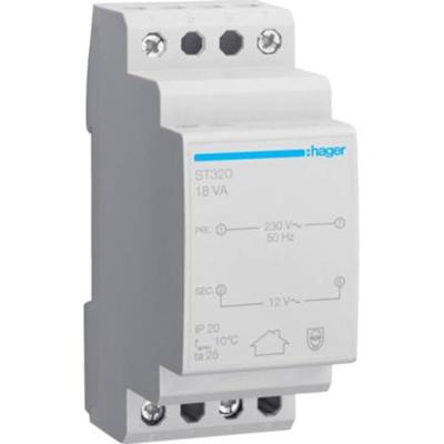 Hager ST320 Veiligheidstransformator 12 V 1.5 A