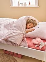 Dekbedovertrek Magicouette CARONIMOS, met gerecycled katoen beige, geruit - thumbnail