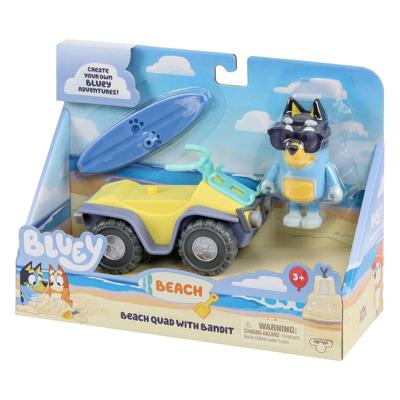 Moose Toys Bluey beach quad speelfiguur