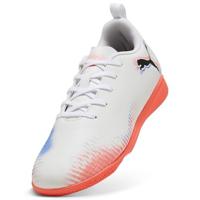 PUMA Future 8 Play Zaalvoetbalschoenen (IN) Kids Wit Felrood Blauw - thumbnail