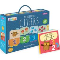 Rebo Publishers Rebo cijfers - boek + puzzeltrein - thumbnail