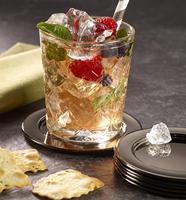 ECHTWERK Tafel accessoires (decoratieve glazen onderzetter 6t, Zwart, 6-delig) - thumbnail