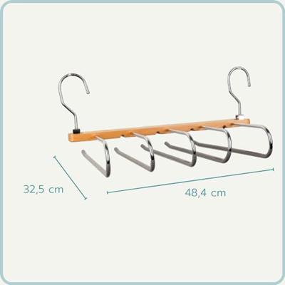 Nordix Kledinghangers Broekhanger Broekenhanger Ruimtebesparend 5 D...
