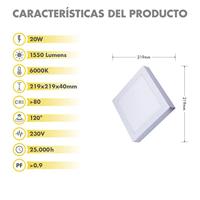 Ledlamp Silver Electronics 492160 Wit 20 W (6000 K) - thumbnail