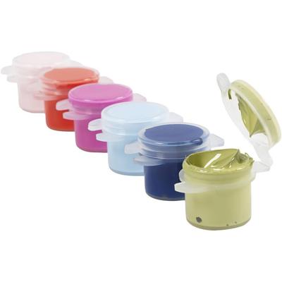 Creativ Company Plus color acrylverf, sterke kleuren, 6x5 ml/ 1 doos