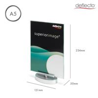 magnetoplan 691201 Tafelstatief Voor papierformaat: DIN A5 Doorzichtig 1 stuk(s) - thumbnail