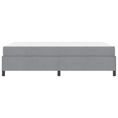 Boxspring bed Lichtgrijs en zwart 140 x 200 cm