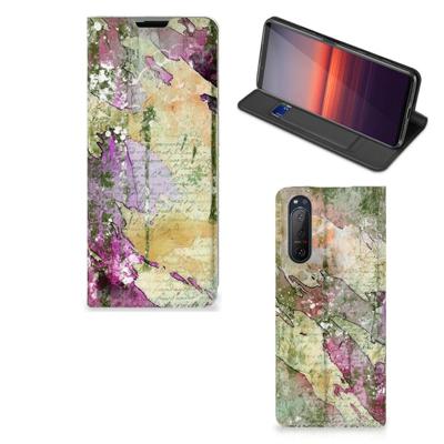 Bookcase Sony Xperia 5 II Letter Painting Bookcase Sony Xperia 5 II Letter Painting