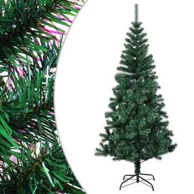 VidaXL Kunstkerstboom met iriserende uiteinden 150 cm pvc groen VidaXL Kunstkerstboom met iriserende uiteinden 150 cm pvc groen