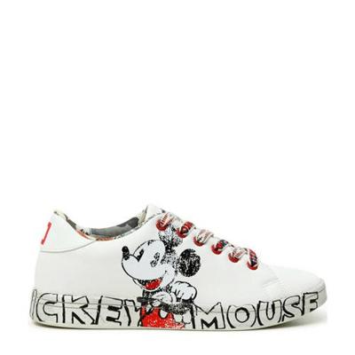 Desigual Mickey Mouse sneakers wit