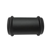 Wiesbaden Koppelstuk 32 mm tbv Vloerbuis Mat Zwart - thumbnail