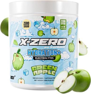 X-Gamer 160g X-Zero Formula - Green Apple - Hydration+