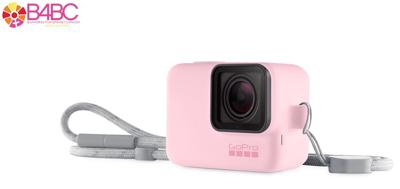 GoPro beschermhoes + draagband in roze (HERO7 Black/Hero7 Silver/Hero7 White/Hero6 Black/Hero5 Black), officiële GoPro-accessoires