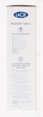 LaCie Rugged USB-C 5TB Mobile Drive LaCie Rugged USB-C 5TB Mobile Drive