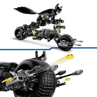 LEGO DC Batman 76273 Bouwbare Batman minifiguur en Bat-Pod motorfiets - thumbnail