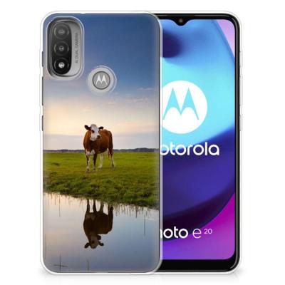 Motorola Moto E20 | E40 | TPU Hoesje | Koe Motorola Moto E20 | E40 | TPU Hoesje | Koe