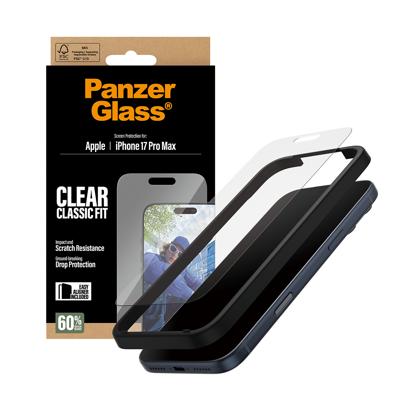 PanzerGlass PANZERGLASS - Screen Protector iPhone 17 Pro Max Classic Fit w. EasyAligner PG24188 Screenprotector (glas) Apple IPhone 17 Pro Max 1 stuk(s) PanzerGlass PANZERGLASS - Screen Protector iPhone 17 Pro Max Classic Fit w. EasyAligner PG24188 Screenprotector (glas) Apple IPhone 17 Pro Max 1 stuk(s)