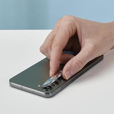 Hama Camera-beschermglas voor Samsung Galaxy S24+, beschermfolie voor volledige afdekking, compatibel met alle telefoonhoesjes, gehard glas voor cameralens, transparant