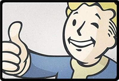 Fallout 4 Vaultboy Mousepad Fallout 4 Vaultboy Mousepad