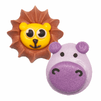 Nic party animals nijlpaard leeuw suiker elementen (56 stuks) - thumbnail