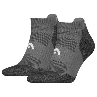 HEAD Wandelsokken All Climates Hiking Sneaker 2-pack Grijs-35/38
