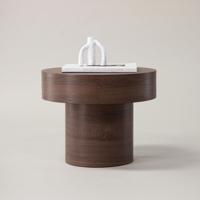 Nohr Ronde Bijzettafel 'Tazia' 50cm, kleur Bruin - thumbnail