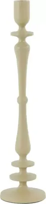 Light & Living kandelaar metaal yahvi 10x45cm zand
