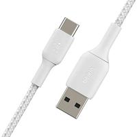 Belkin BOOSTCHARGE gevlochten USB-C naar USB-A kabel - thumbnail