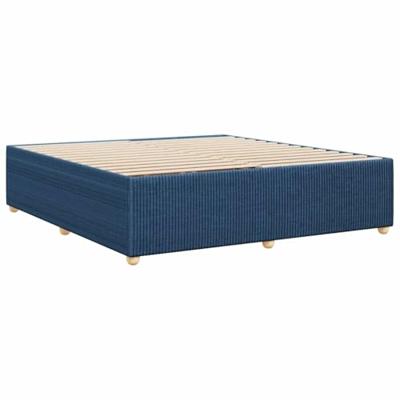 Bedframe zonder matras stof blauw 180x200 cm