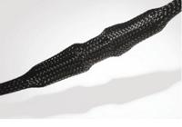 HellermannTyton 170-12500 HEGP25-PET-BK gevlochten slang zwart polyester 18 tot 34 mm 50 m - thumbnail