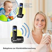 Panasonic KX-TGJ320 - DECT Telefoon Met Antwoordapparaat, Zwart - thumbnail