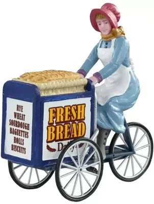 Lemax bakery delivery kerstdorp figuur type 3 Caddington Village 2021