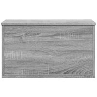 Opbergbox 60x35x35 cm bewerkt hout grijs sonoma eikenkleurig - thumbnail