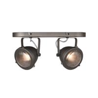 LABEL51 LED Spot 'Moto' 2-lichts, kleur Burned Steel - thumbnail