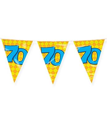 Happy Verjaardag Vlaggenlijn 70 Jaar (10m)