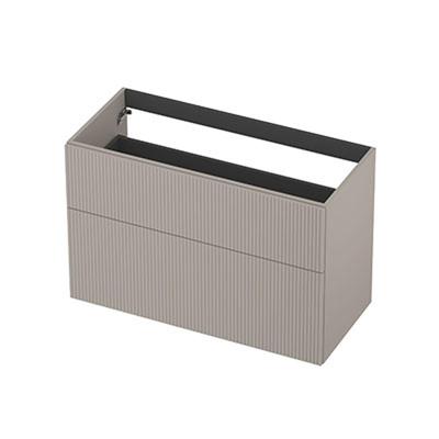 INK - Onderkast 2L A-sym Gelakt Gefr. Front - 1000x450x650 Mm - Kasjmier Grijs