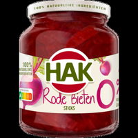 Hak BIO Rode Bieten Sticks 355g bij Jumbo - thumbnail