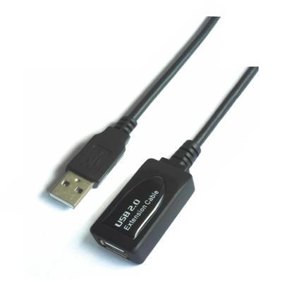 AISENS A101-0018 - USB-kabel (5 m, USB A, USB A, 2.0, zwart)
