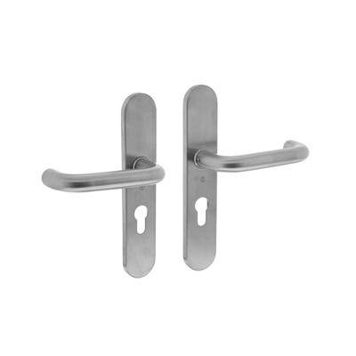Deurkr.Rond schild PC 55 mm rvs geborst. Deurkr.Rond schild PC 55 mm rvs geborst.