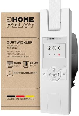 HOMEPILOT 10132345 RolloTron classic Elektrische bandopwinder 23 mm Trekkracht (max.) 45 kg Inbouw (in muur)