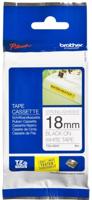 Labeltape extra sterk klevend Brother TZe, TZ TZe-S241 PET Tapekleur: Wit Tekstkleur:Zwart 18 mm 8 m - thumbnail