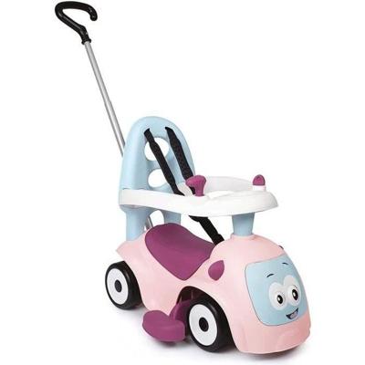 Maestro 3-in-1 duw- en loopauto - roze