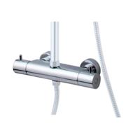 Douchekraan Thermostatisch Wiesbaden Caral Chroom Coating - thumbnail