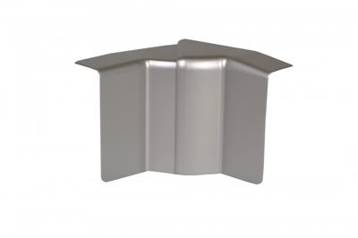 Electro Plint binnenhoek verstelbaar Aluminium 55mm